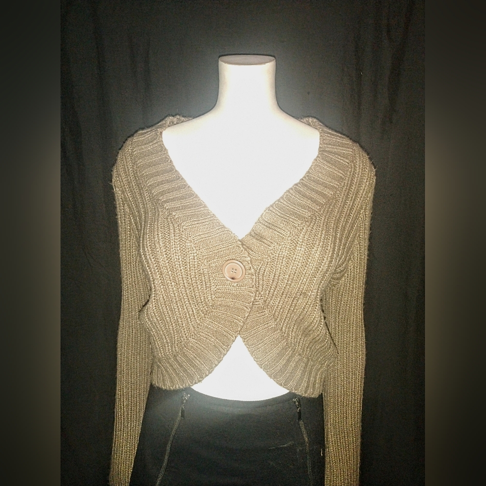 "H&M" Cropped Cardigan Sweater